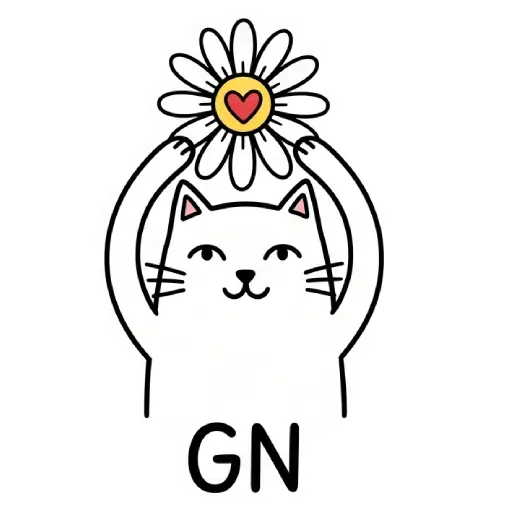 florak stickers, cute, funny, stickers, WhatsApp stickers, sticker pack, cat (8)